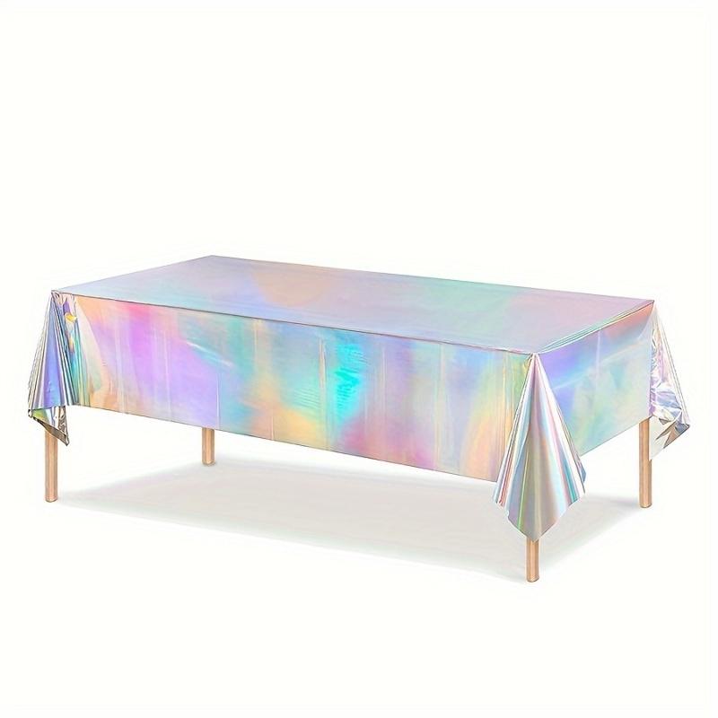 Tablecloth, disposable rainbow tablecloth, rectangular tablecloth, birthday party, bachelor party, wedding, rainbow party decoration