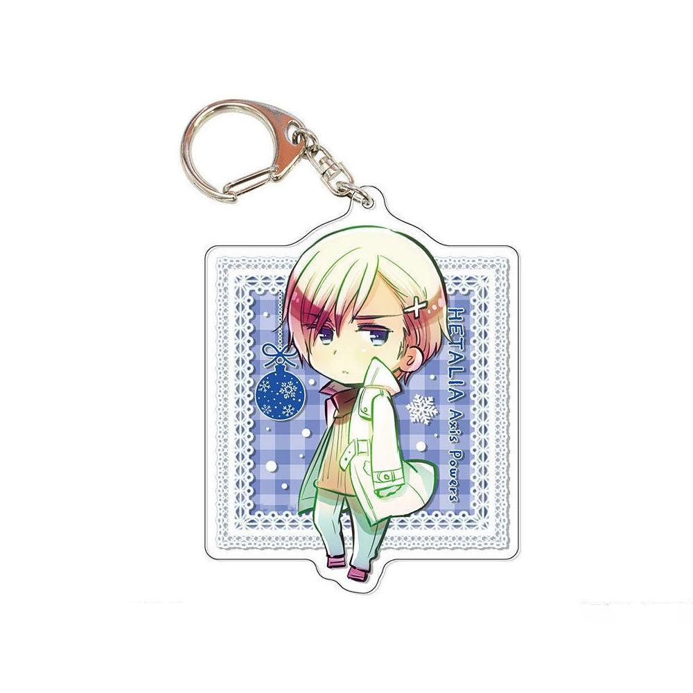 Anime Peripheral Store Hetalia: Axis-Powers Finland Sweden Denmark Norway Iceland Acrylic Keychain Pendant Fans Gifts About 6cm