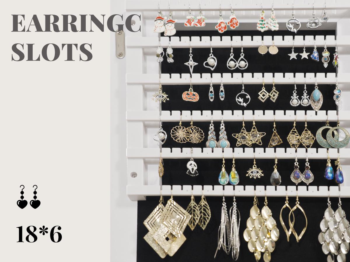 Standing Rotable Mirror Cabinet, full-length mirror, adjustable lighting make up mirror, armoire, space-saving, large storage space, perfect gift idea White Decor