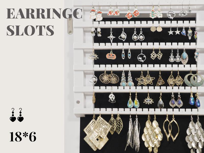 【Valentine's Day gift】Standing Rotable Mirror Cabinet, full-length mirror, adjustable lighting make up mirror, armoire, space-saving, large storage space, perfect gift idea White Decor