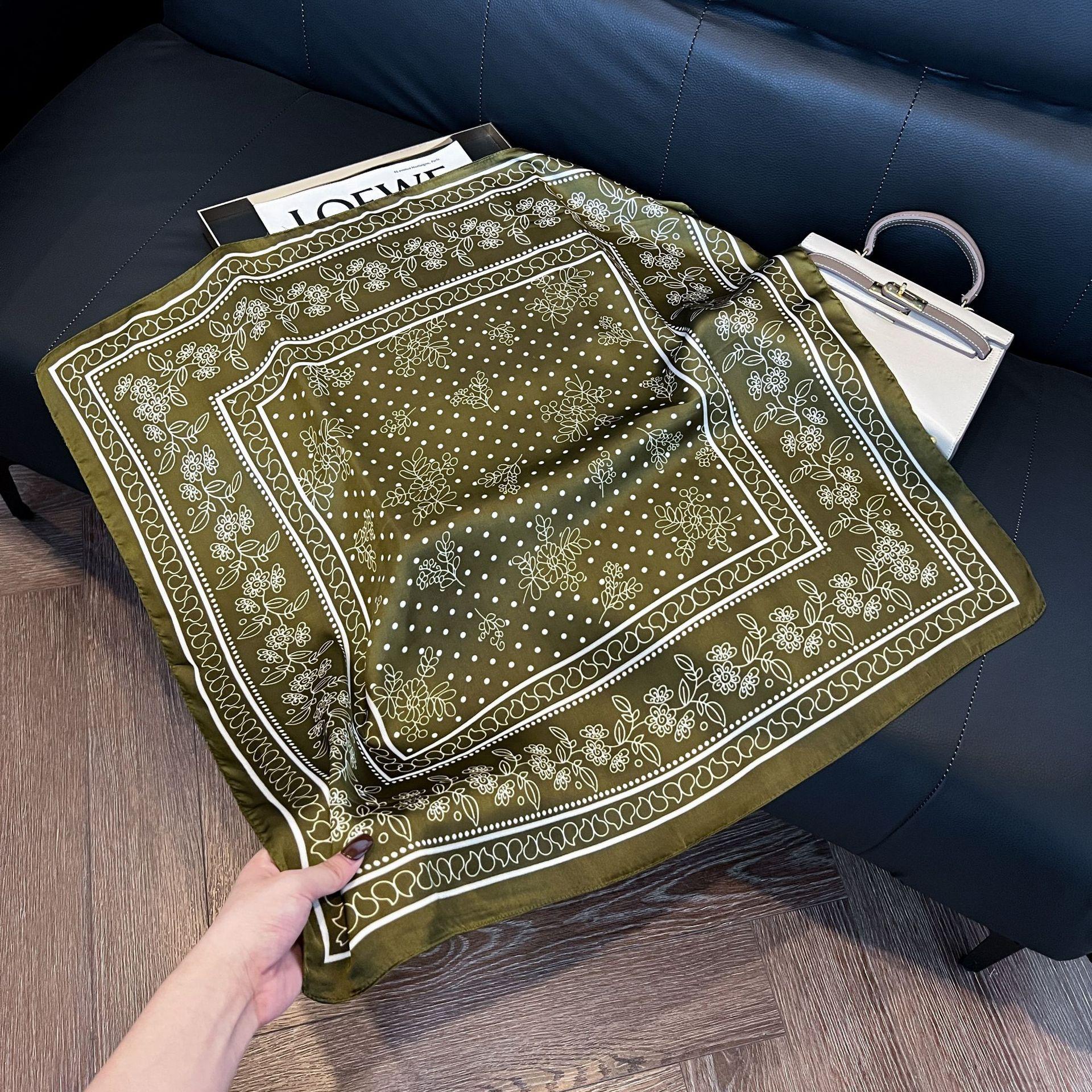 1pcs 70x70 Summer Breathable Scarf, Lightweight Headband Sun Protection, Butterfly Knot Waist Belt, Fashion Versatile Accessory