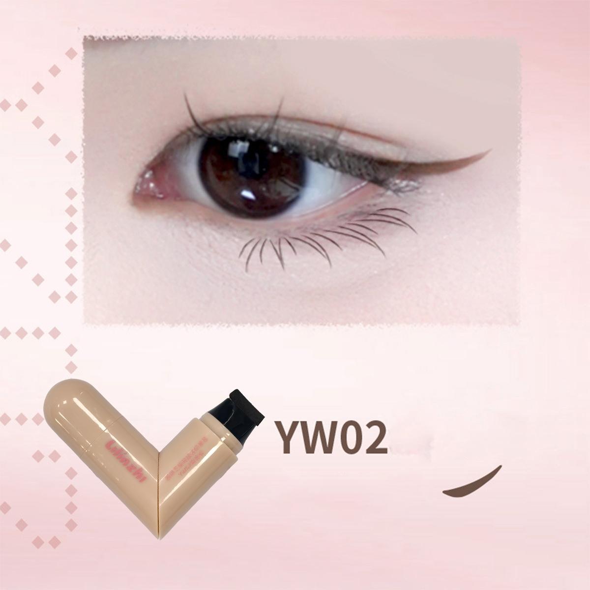 Rotary Eyeliner Stamp Pen, Long-Lasting Waterproof, Sweatproof, Smudgeproof, Ideal for Beginners, & Options, Perfect for Daily Use