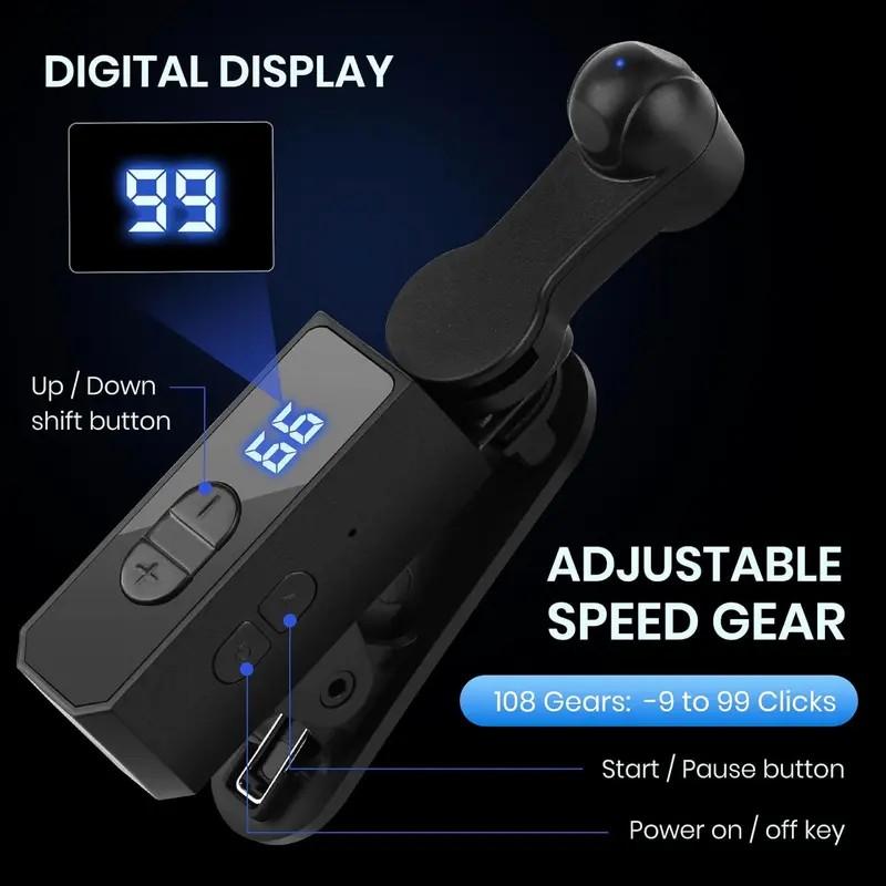 Charging Auto Clicker, Automatic Click Speed Tool, Efficient Screen Click Simulator for Smartphones & Controllers, Portable Selfie Device