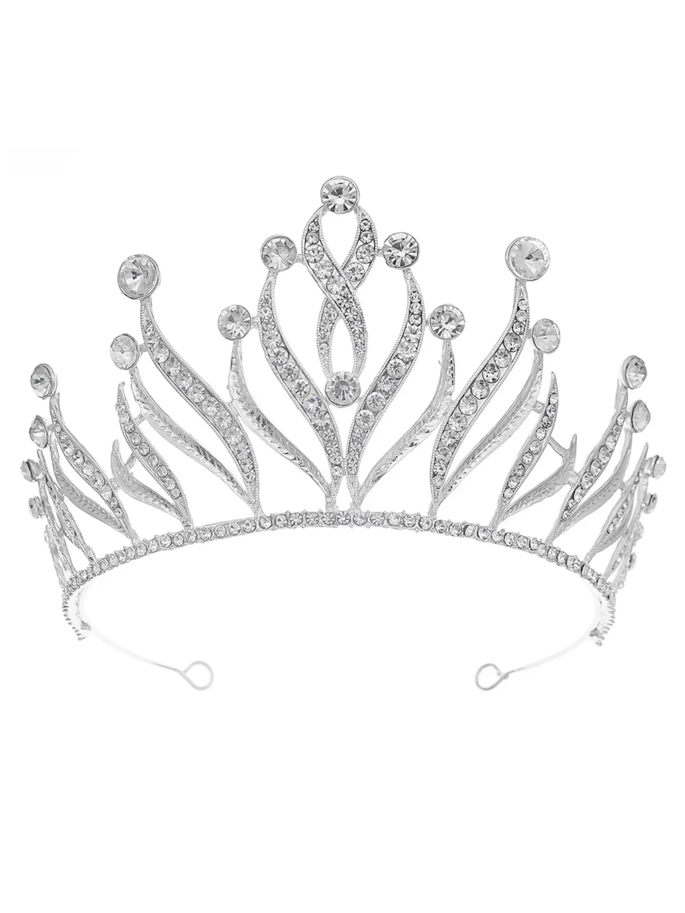 European and American Bridal Headpiece Vintage Baroque Hairband Crown High-end Birthday Party Accessories Alloy Bride Tiara Bridal Headband