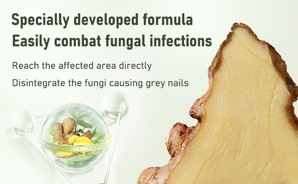 Nail Renewal Serum 30mL Ginger Turmeric | Strengthen Brittle Nails Boost Natural Shine Healthy Growth Repair Treatment