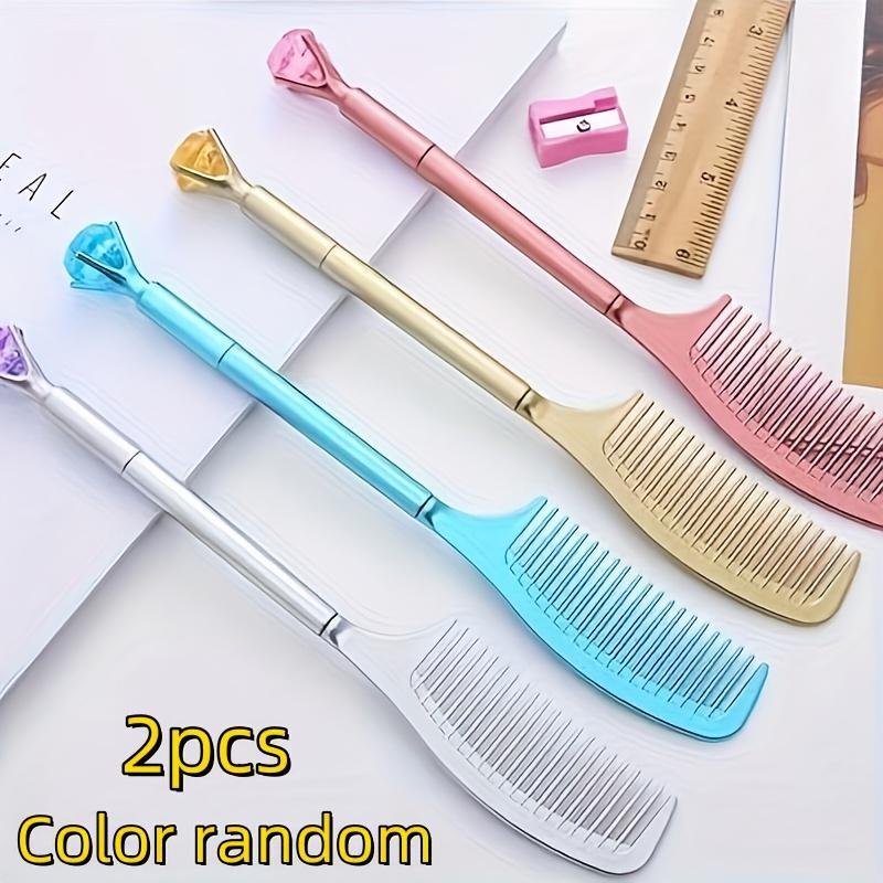 Cute Student Comb Pen Set, High-Quality Water-Based Pens, Fun Office Stationery Gel Pens, Ideal Signature Pen & Gift