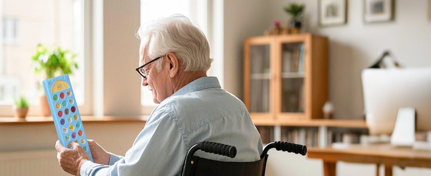 Joyreal AAC Communication Device for Autism with Programmable Buttons & Adjustable Volume - Sensory Speech Therapy & Stroke Rehab Tool for Kids & Adults, Christmas Gift