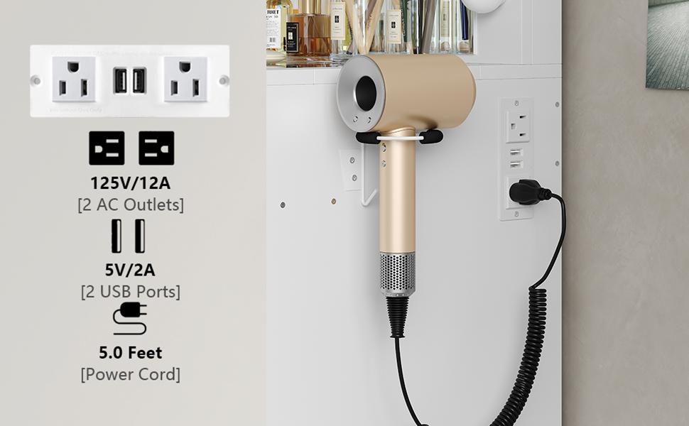 FUSOU 55"W 11 Drawers Makeup Vanity with Charging Station, Vanity Desk with 13 LED Bulbs and HD Mirror,  3 Color Brightness Adjustable, Glass Top Vanity Set for Bedroom, White