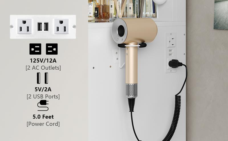 FUSOU [ Valentine's Day ] 55"W 11 Drawers Makeup Vanity with Charging Station, Vanity Desk with 13 LED Bulbs and HD Mirror,  3 Color Brightness Adjustable, Glass Top Vanity Set for Bedroom, White