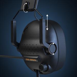 SENZER SG500 Wired  Pro Gaming Headset - Wired Gaming Headsets - PC Headsets -  Folding Headset for PC, PS4, PS5, Xbox One and Switch Audio Earphones Headphones Electronic Earbud