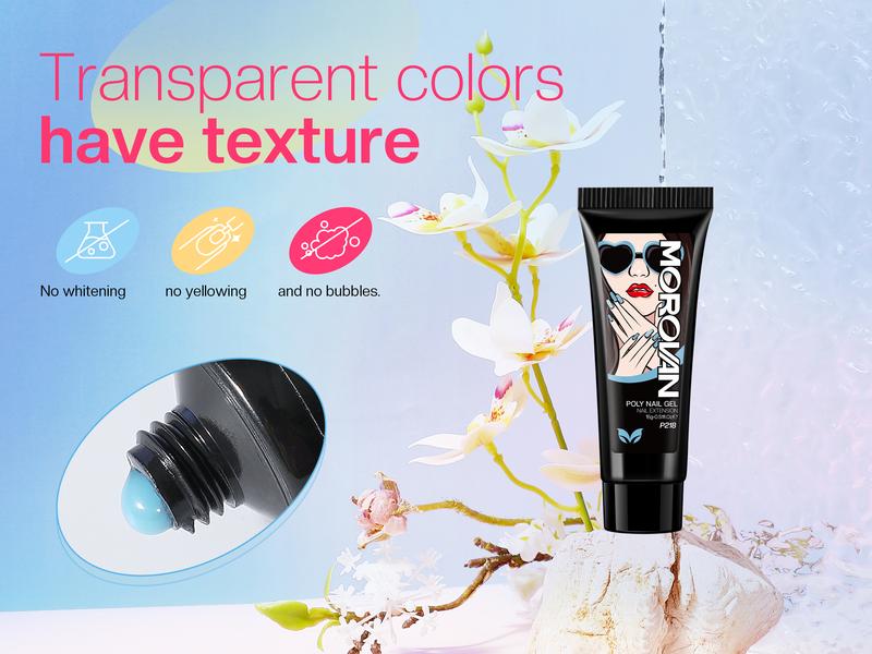 Morovan Poly Gel Nail Colors: 12 Colors Poly Nail Gel 15ml Professional Poly Nail Extension Gel for Holiday Manicure DIY Design Salon at Home Morovan Poly Gel Nail Colors: 12 Colors Poly Nail Gel 15ml Professional Poly Nail Extension Gel for Holiday Manicure DIY Design Salon at Home