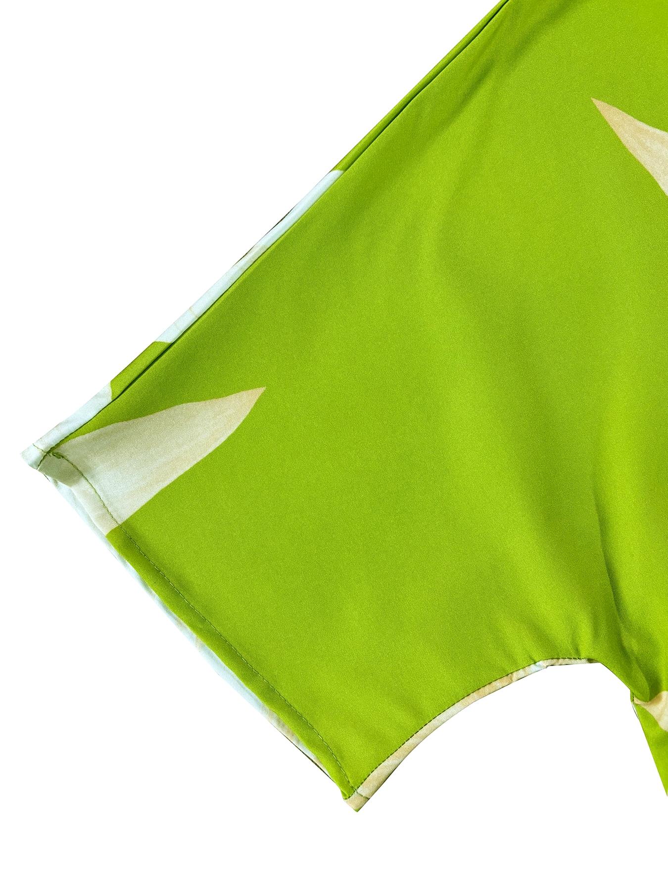 Women's Floral Print Blouse & Tie Front Wide Leg Pants Two-piece Set, Casual V Neck Top & Trousers for Summer, Ladies Clothes for Daily Wear, Womenswear