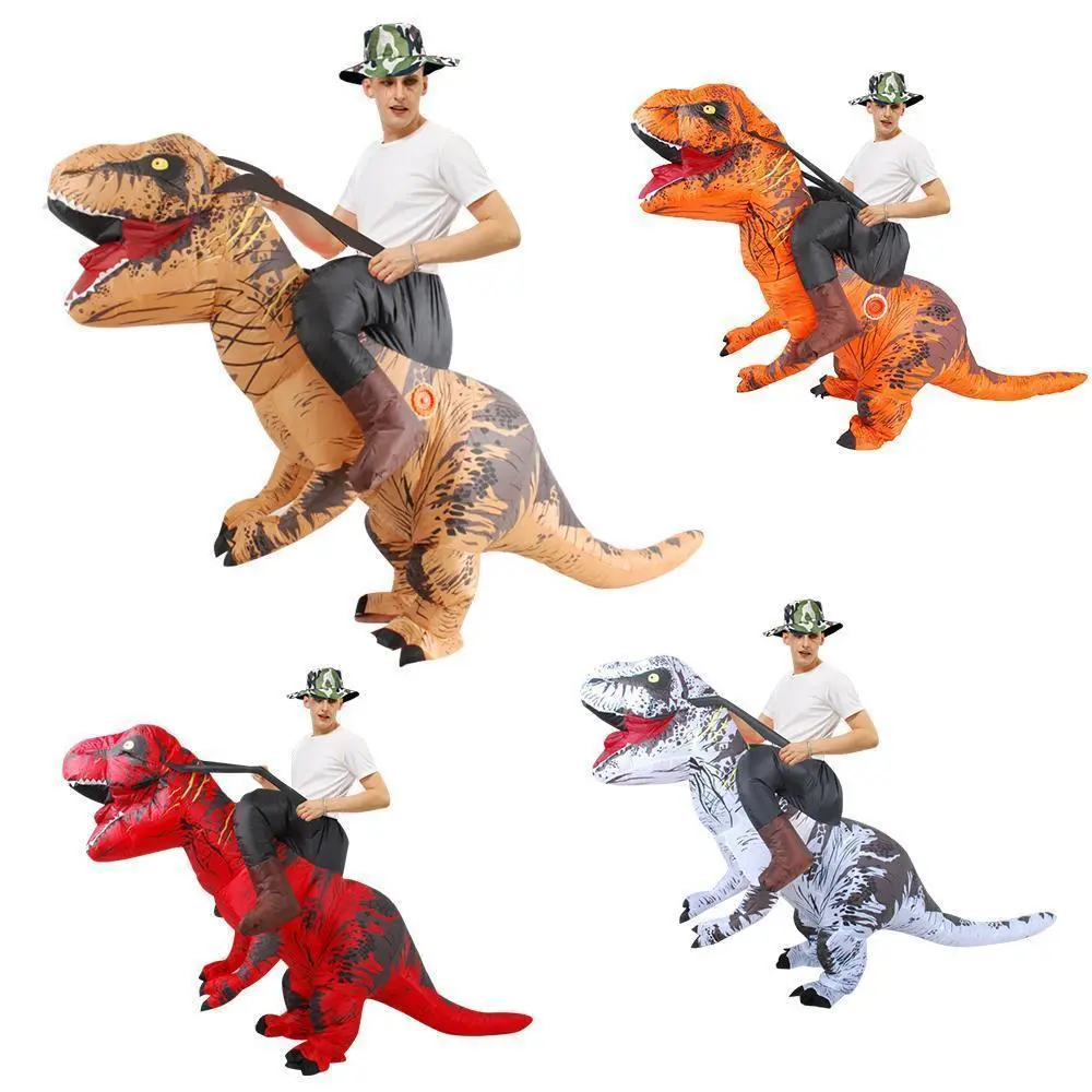 Adult Dinosaur Inflatable Mascot Suit - Fancy Purim, Halloween Cosplay Dress for 150-195cm Men/Women - Toys & Hobbies Specialty DIY Supply