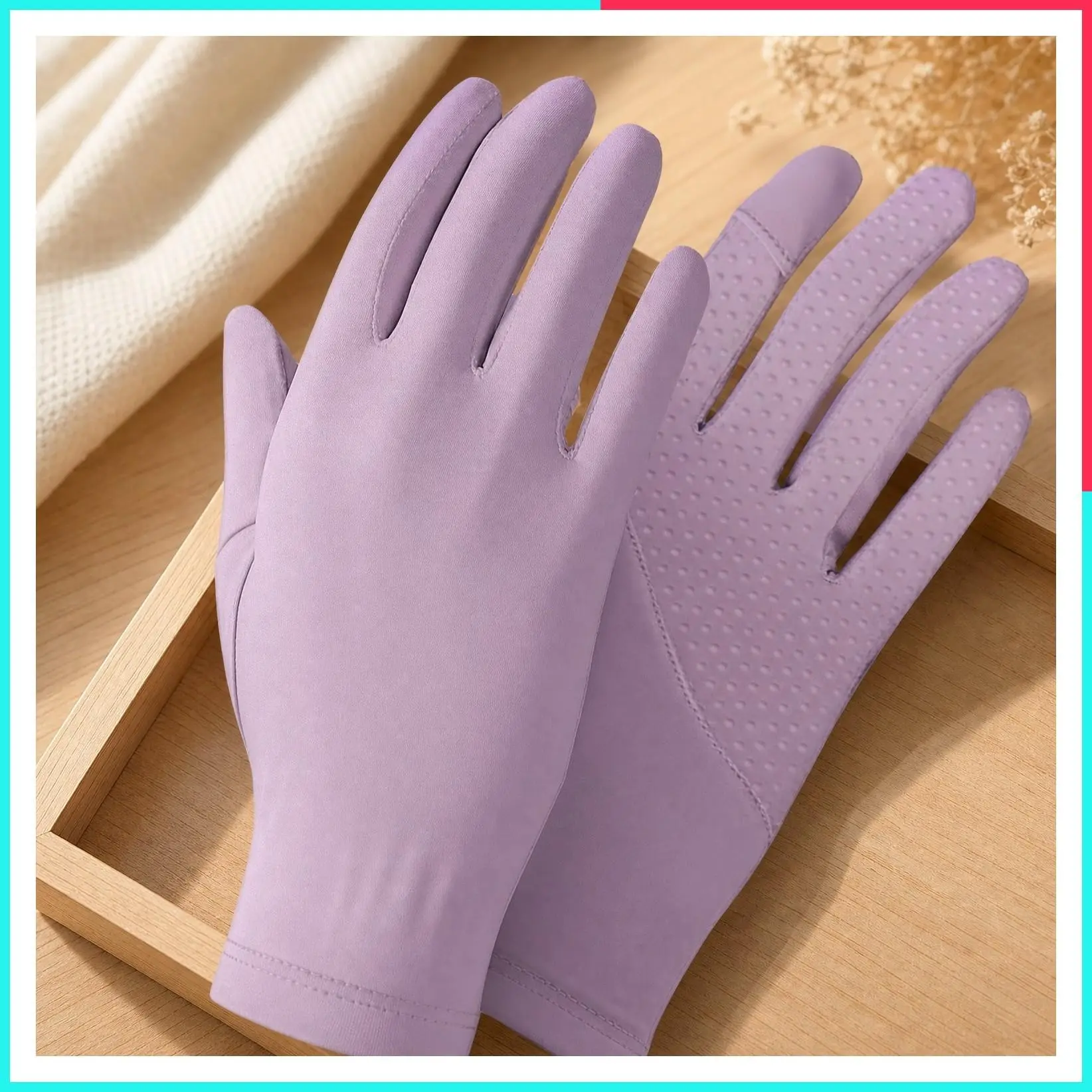 Women's Touchscreen Driving Gloves with UPF 50+ UV Protection, Full Finger