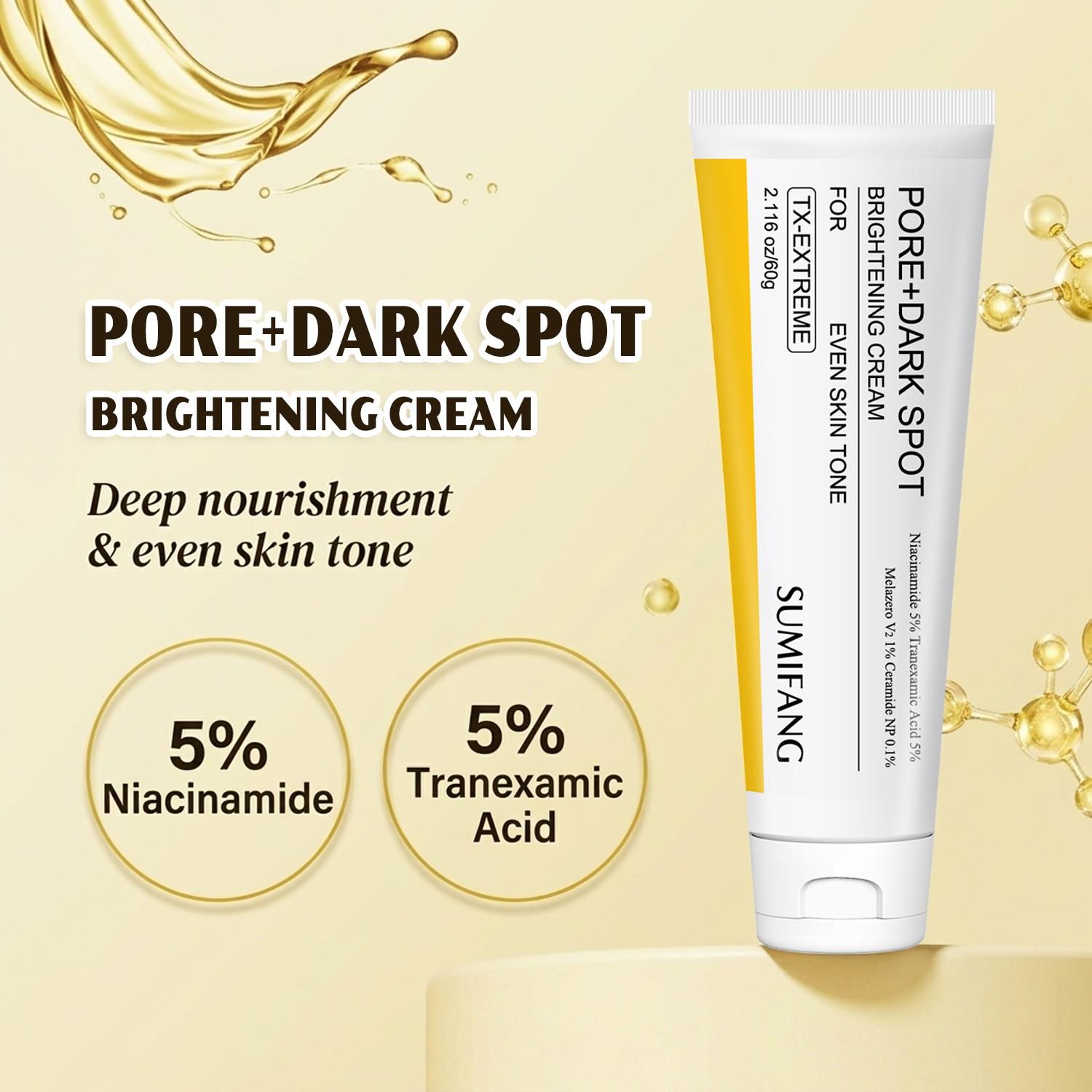 Gentle Radiance Cream, Smooth and Moisturizing, Niacinamide Brightening, Strengthening Repair, Hyaluronic Acid Gentle Care, Suitable for All Skin Types