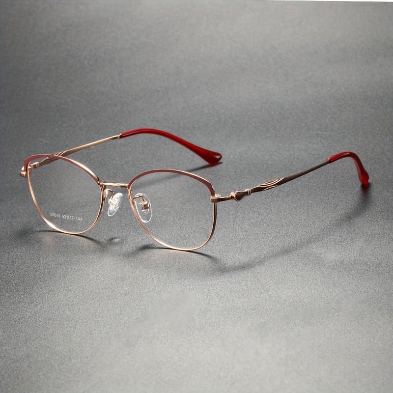 New Cat-eye Style Minimalist Design High-quality Women's Eyeglass Frames, Featuring an Ultra-lightweight Titanium Frame for Comfortable Wear. Elegant and Stylish Both Office Casual Outfits, Available in Color Options