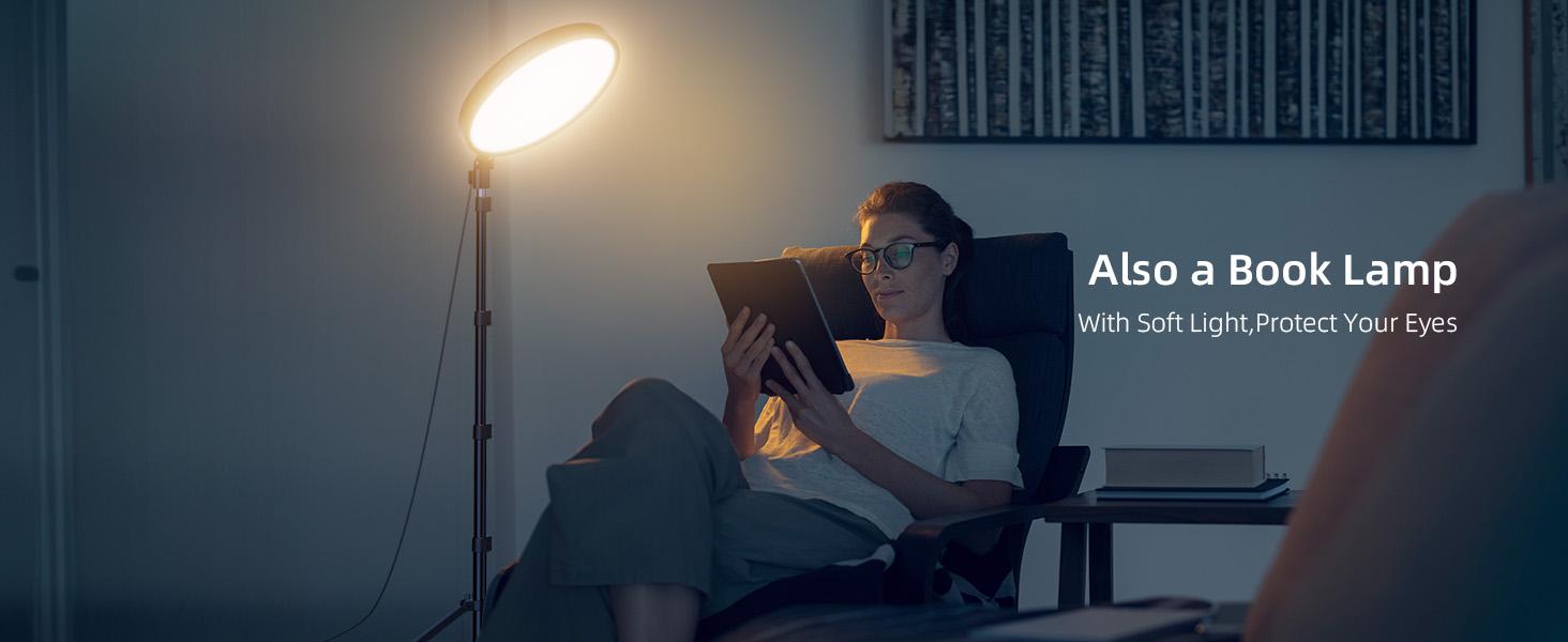 Studio-Level Lighting for Content Creators - 13" Full-Screen Ring Light with 79" Adjustable Stand and Remote | No Shadows, Perfect for 4K Makeup Videos & Podcasts