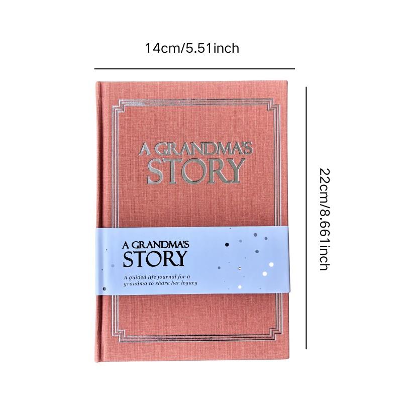 Grandmother's Life Story Diary Hardcover, Meaningful Memorial Gift, 250+ Guiding Questions, Perfect for Mother's Day, Grandparents' Day, Birthday