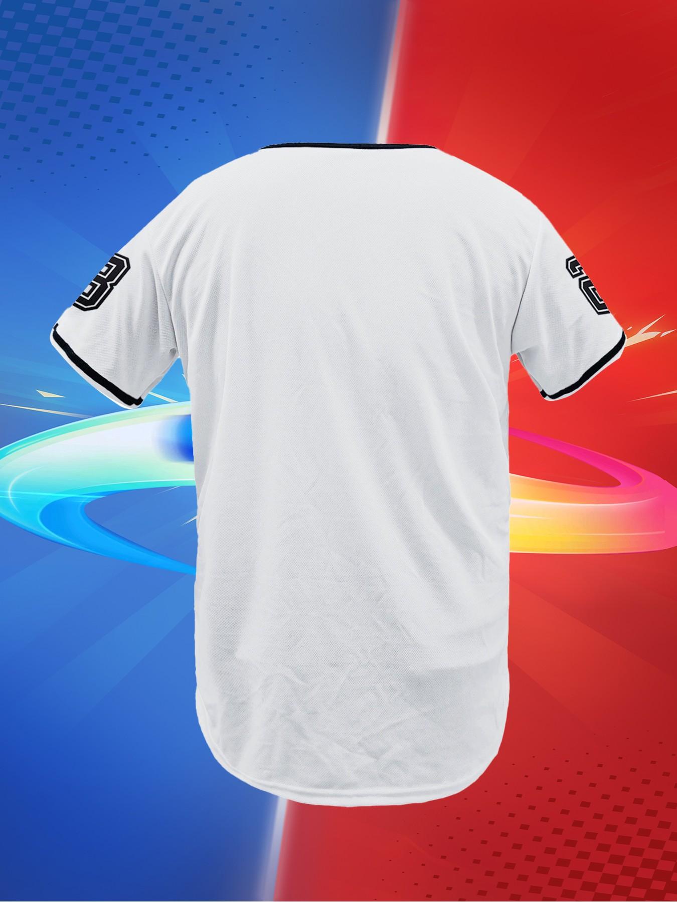 Los Angeles Baseball Jersey for Men Women, Vintage Short Sleeve Button Down Baseball Shirt, Unisex Casual Athletic Hip Hop Streetwear Summer Tops