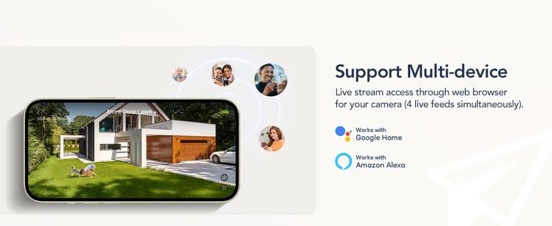 GNCC Light Bulb Camera, 2K HDR Security Camera, Indoor/Outdoor Cam with Color Night Vision and Infrared, 360 Pan Tilt Cameras for home, 2.4G WiFi Wireless, Double Lighting, Motion Detection, Two-way Audio Works with Alexa & Google Assistant