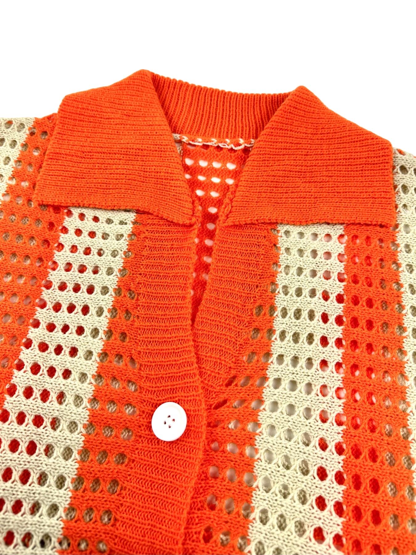 Two-Piece Set Women's Colorblock Striped Print Hollow Out Button Front Top & Wide Leg Pants, Casual Drop Shoulder Collared Top & High Waist Pants for Spring & Summer, Women 2 Piece Outfit, Summer Beachwear Set for Women, Vacation Outfit, Clothing Sets Two-Piece Set Women's Colorblock Striped Print Hollow Out Button Front Top & Wide Leg Pants, Casual Drop Shoulder Collared Top & High Waist Pants for Spring & Summer, Women 2 Piece Outfit, Summer Beachwear Set for Women, Vacation Outfit, Clothing Sets