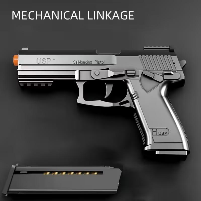 Technology-Infused Repeating Launch Toy, Automatic Mechanical Structure Set, Semi-Automatic Shell Throwing Model, Safe Abs Plastic, Kids Ages 6+