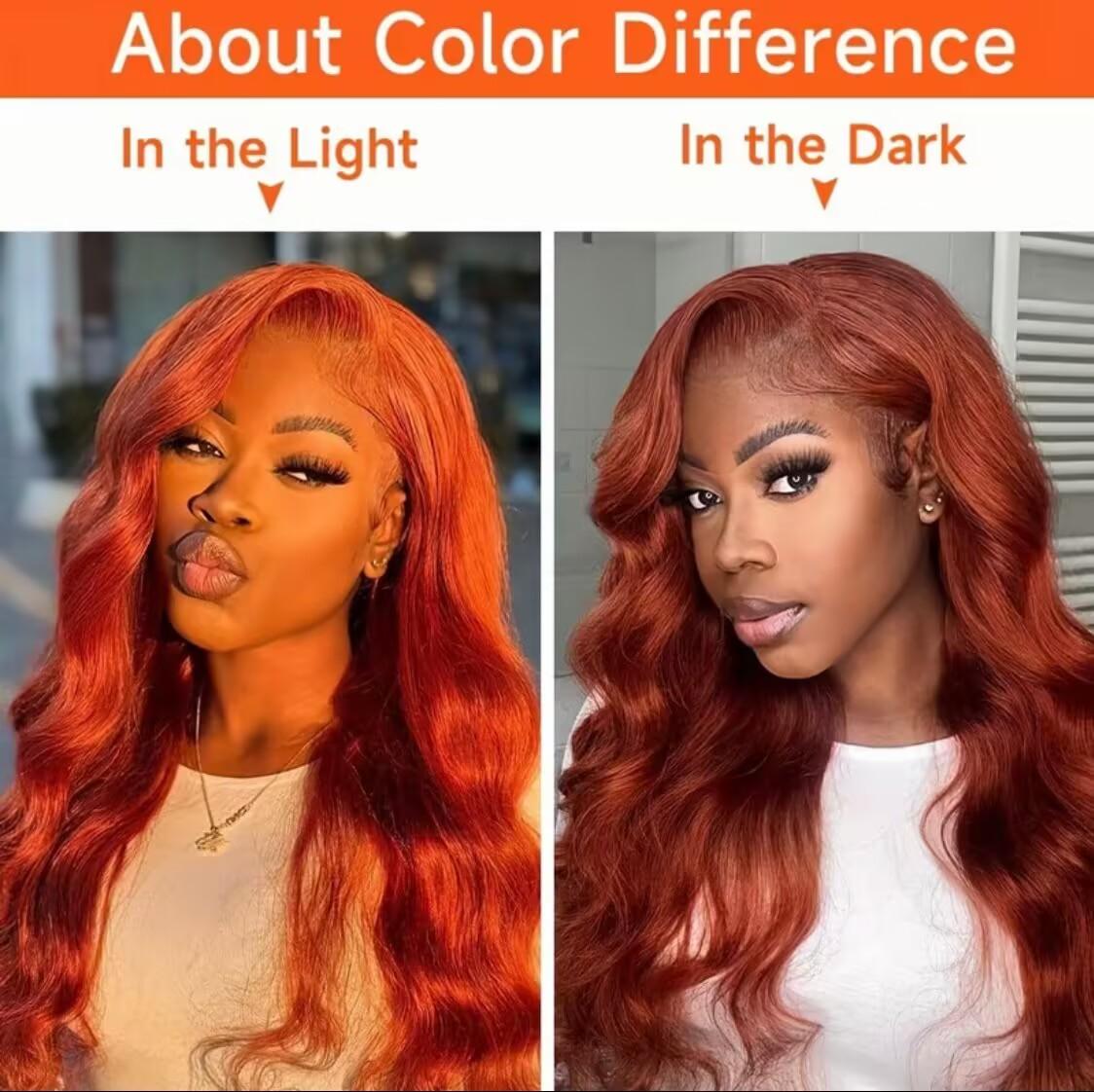 Bling Hair Body Wave 9x6 Glueless Wig Reddish Brown Ginger Colored #33 Preplucked Remy Brazilian 7x5 Lace Closure Wigs HD Lace No Tangling No Shedding 180 Density Wig Bling Hair Body Wave 9x6 Glueless Wig Reddish Brown Ginger Colored #33 Preplucked Remy Brazilian 7x5 Lace Closure Wigs HD Lace No Tangling No Shedding 180 Density Wig