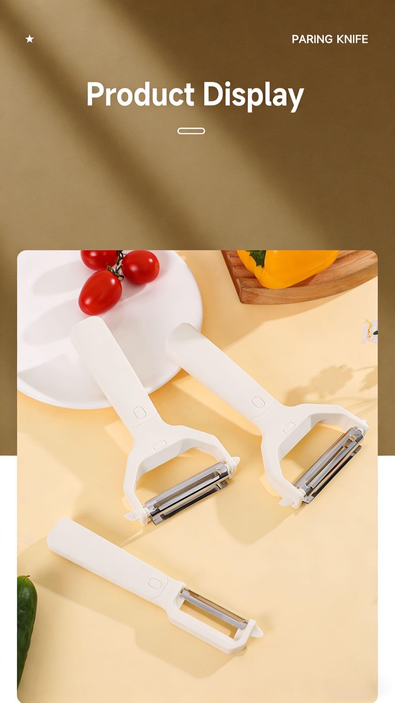 2 in 1 Vegetable Peeler, Multifunctional Peeler & Grater, Kitchen Fruit Peeling Shredding Tool, Essential Cooking Utensil