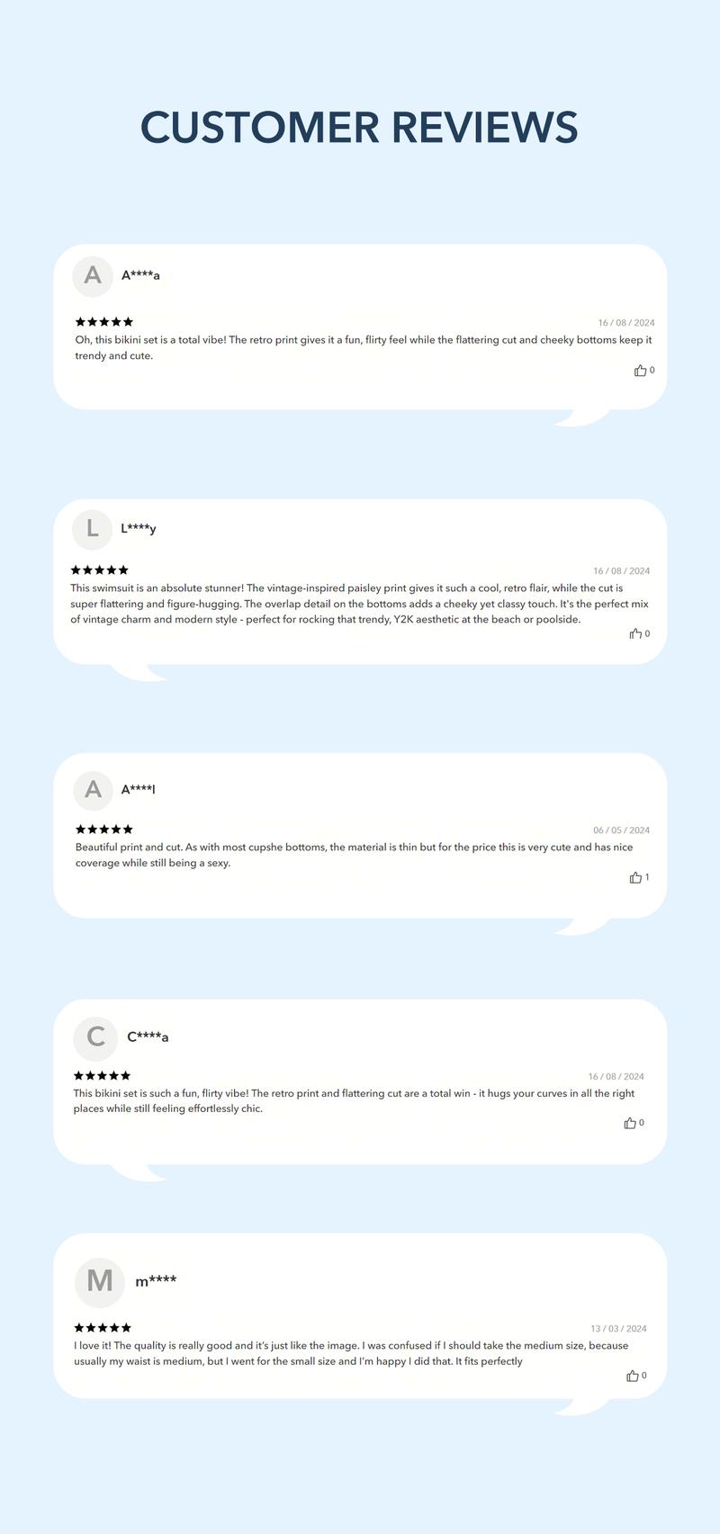 CUPSHE 2026 Vintage Paisley Bikini Set Swimsuit | Triangle Top & Overlap Cheeky Bottoms | Retro Boho Surplice Bathing Suit with Adjustable Straps for Beach Club & Vacay