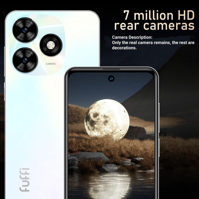 Fuffi-M16 Pro Smartphone, Android Cell Phones, 6.56-Inch HD Screen, 3gb RAM 32GB ROM, Quad-Core Processor, 4g Network Dual Sim, Android 10, 3100mah Battery