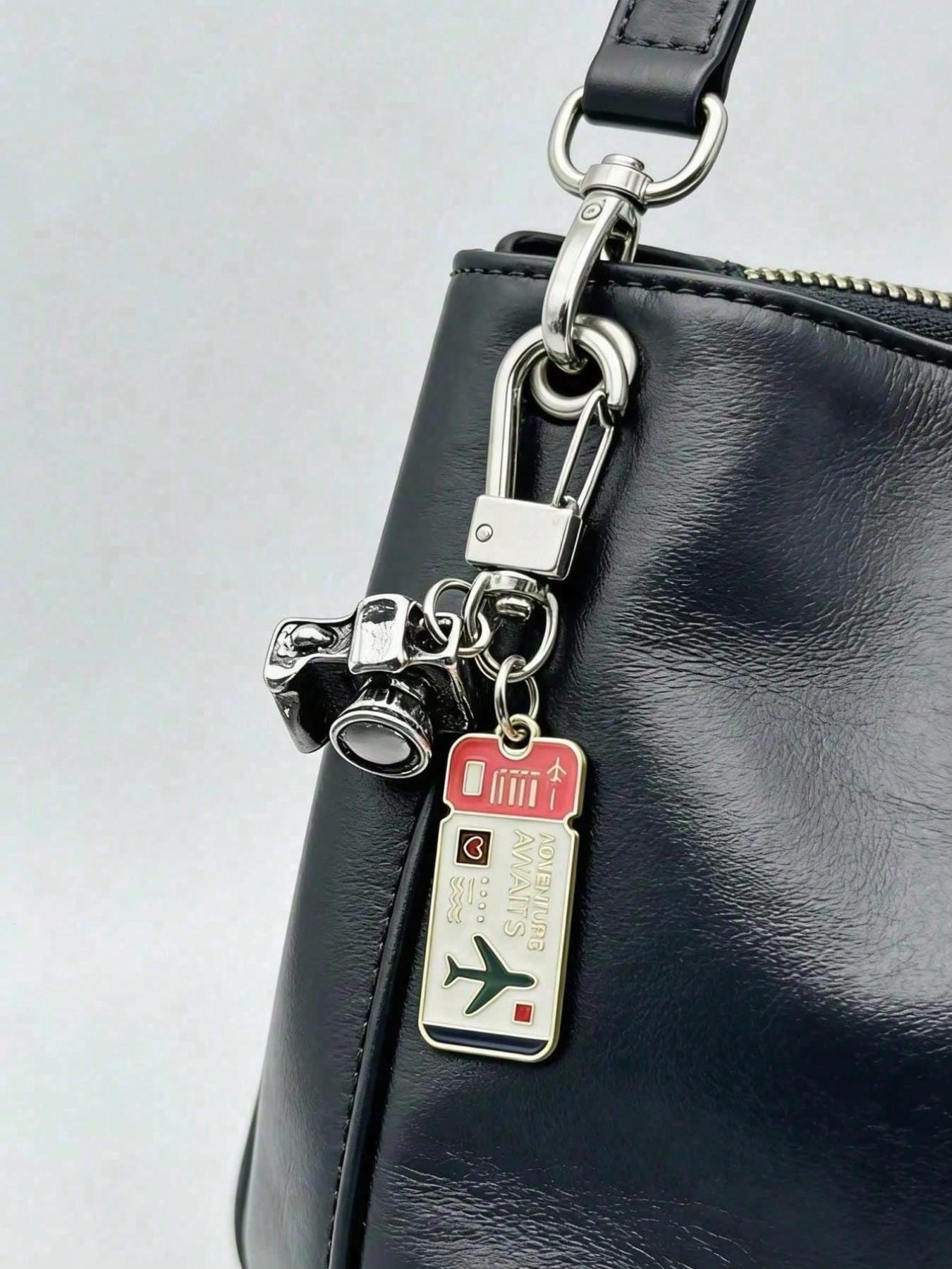 Travel Theme Keychain Pendant, Fashion Bag Accessory, Creative Gift for Graduation, Mother's Day, Wedding, Independence Day