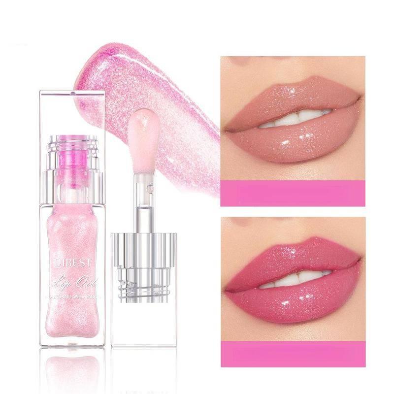 Juicy Temperature Color Changing Lip Oil, 1Count Moisturizing Easy Coloring Lip Gloss, Non-stick Cup Lip Gloss, Plumping Lipstick for AllOccasions Makeup