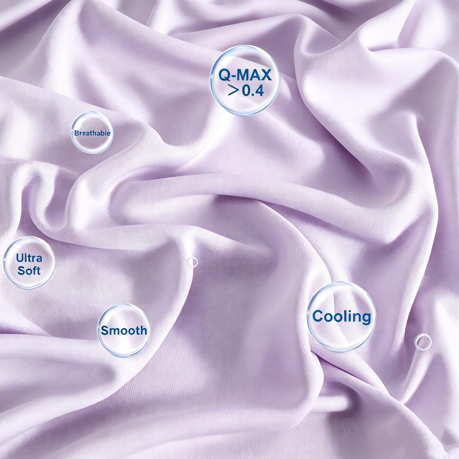 Cooling Blanket for Night Sweats, Lightweight Single Layer Bed Cover, Ideal for Hot Sleepers, Solid Contemporary Style