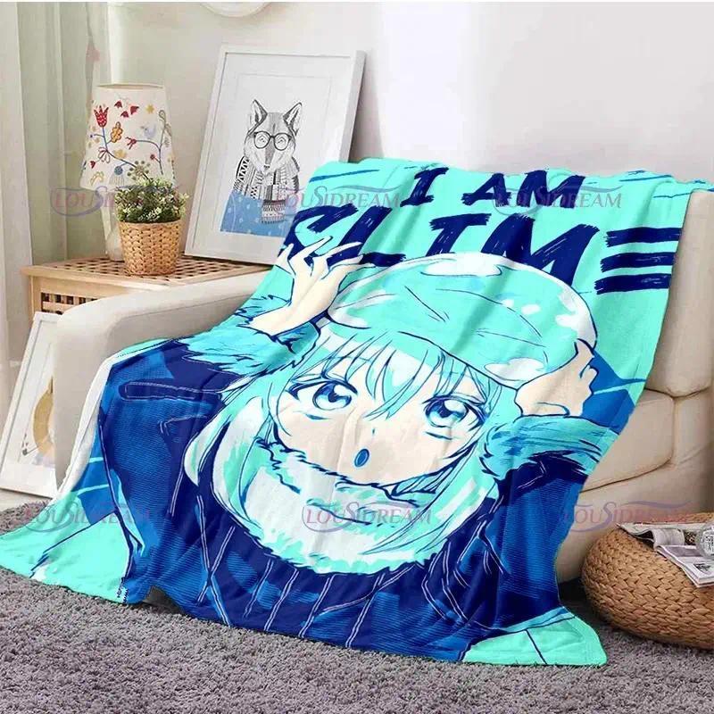 That Time I Got Reincarnated As A Slime Rimuru Tempest Anime Flannel Throw Blanket - Soft Warm All-Season Blanket for Sofa, Home Room & House Decor, Whimsical Home Decor Gift for Anime Fans Teens, Room Decor, Animal Print