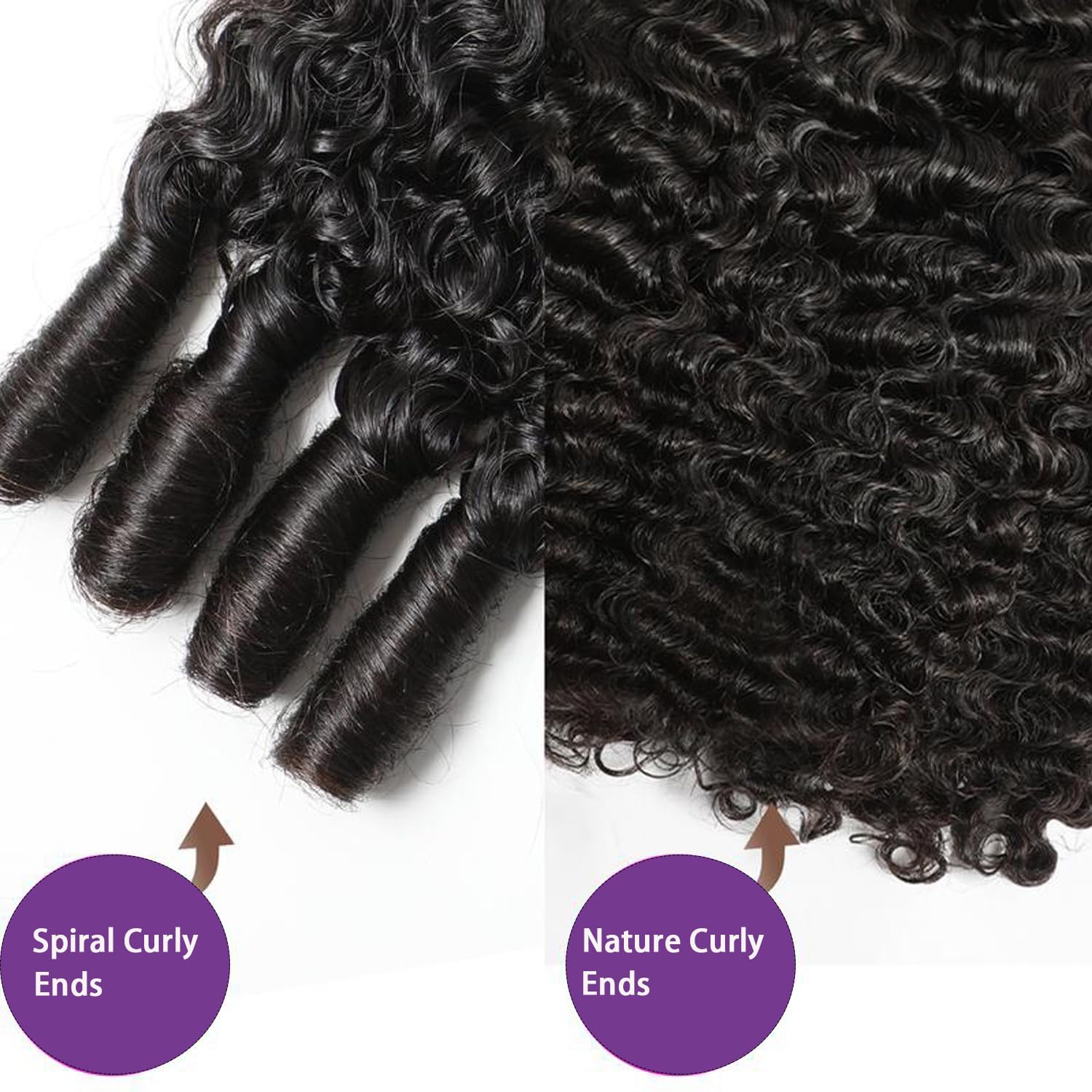 VIPbeauty Burmese Curly Closure Human Hair 4x4/5x5/13x4/13x6 HD Lace Closure 100% Unprocessed 16A Raw Virgin Hair 3C4A Burmese Curly Human Hair with Spiral Curls Pre Plucked With Baby Hair Natural Black Color