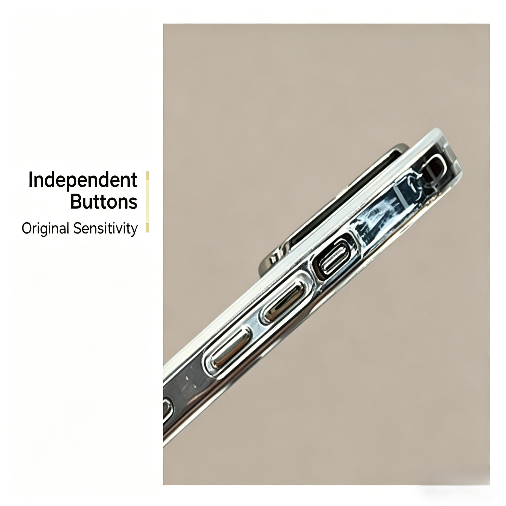 Elegant Pearl Chain Phone Case for iPhone 17 Series, 4 Leaf Clover Glitter Acrylic Cover, Luxury Aesthetic Shockproof Case for Women Girls