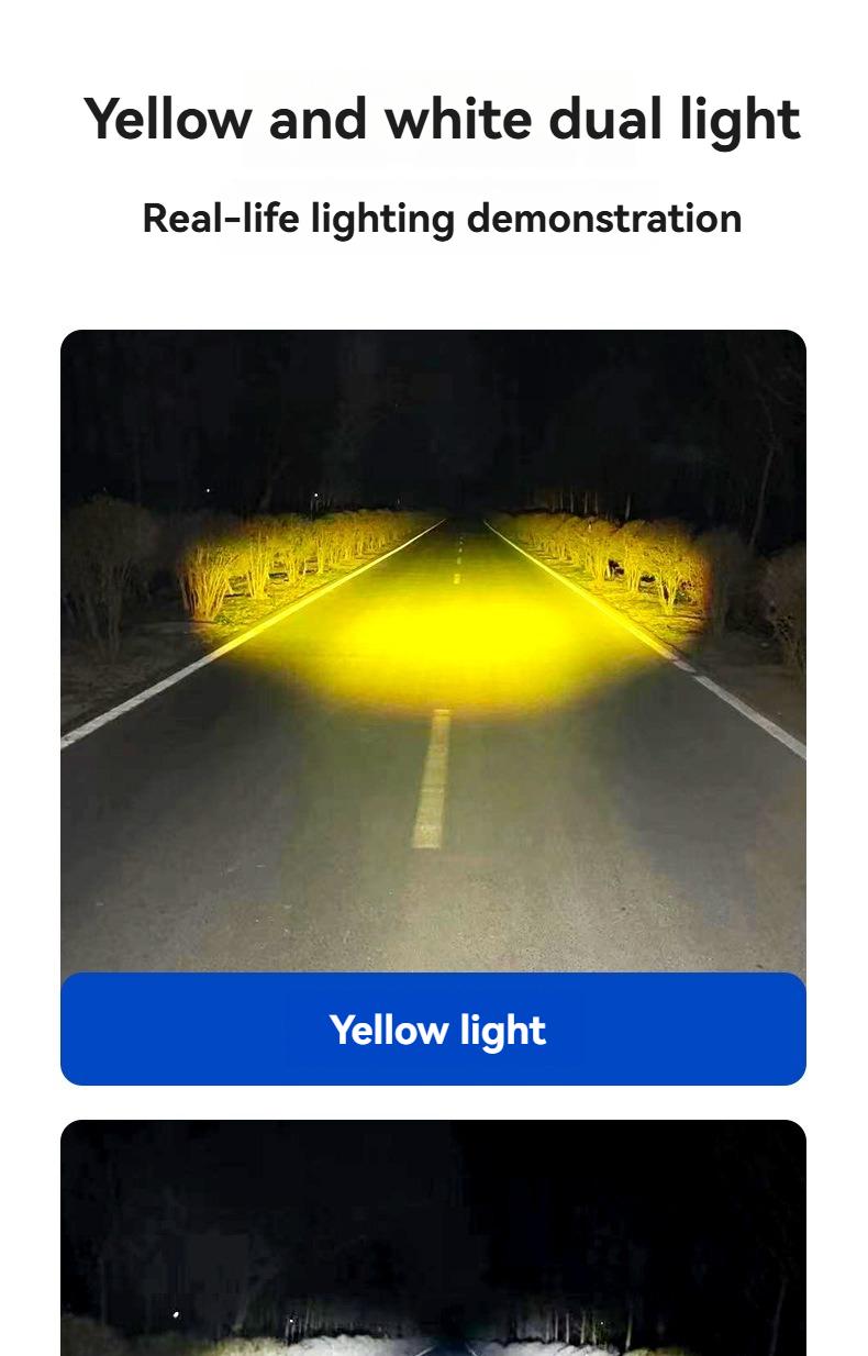 High Brightness LED Spot Lights Mini High Low Beam Driving Lamps, 12V-24V Universal Voltage, Superior Heat Dissipation, Enhanced Safety in Rainy & Foggy Days, Widely Compatible with Cars Trucks SUVs Vans ATVs UTVs and Most Vehicles