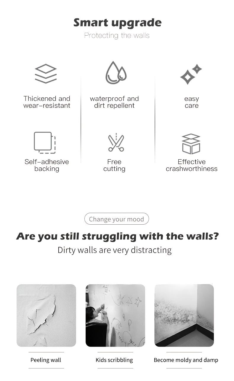 10/30 Pcs Marble Peel and Stick Wallpaper Tiles | Waterproof Vinyl Backsplash Panels for Bathroom, Kitchen & Living Room | Self-Adhesive with Blue/Gold/Grey/White Marble Patterns | 11.8in*11.8in (30cm*30cm) - Tool-Free Installation, No Glue Needed