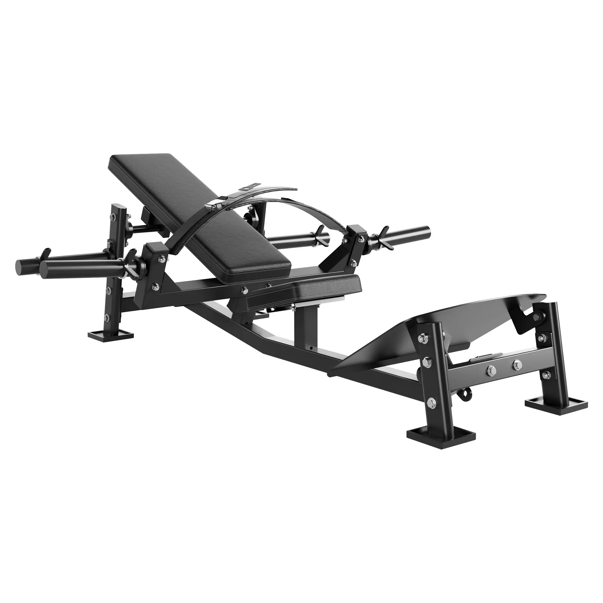 Heavy Duty Hip Thrust Machine with Adjustable Footboard – Plate-Loaded Glute Bridge Trainer, 800LB Capacity, Home Gym Equipment for Glutes, Butt & Hip, Strength Training for Men & Women