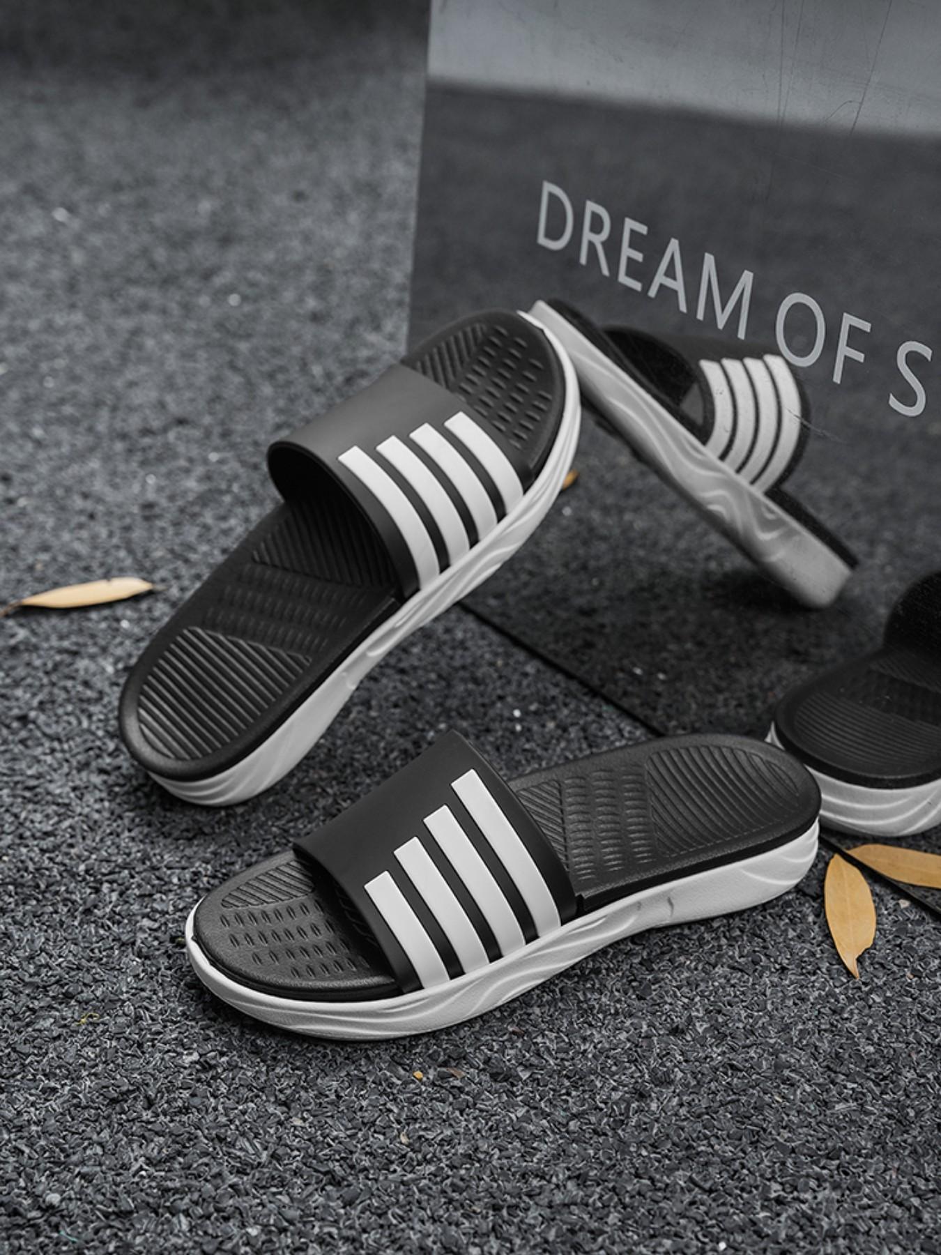 Men's Summer Eva Beach House Slippers, Non-Slip Comfortable Outdoor Home Shoes, Quiet Public Place Wear, Ideal for Relaxing Days