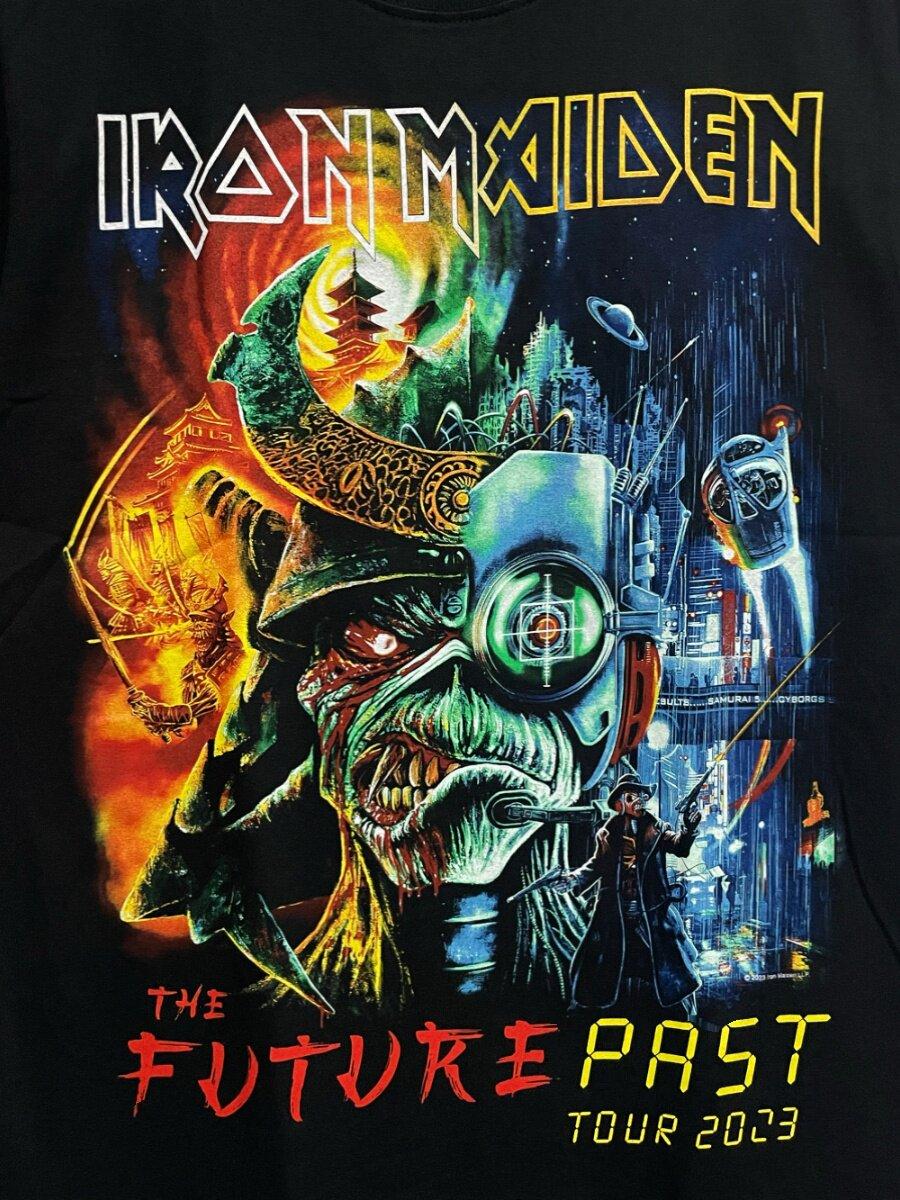 Iron Maiden Band Short Sleeved T-shirt Rock Metal Music Festival Summer Men's and Women's Fashion Trend Loose Large Top Comfortable and Breathable Round Neck Pullover Short Sleeved Y2K