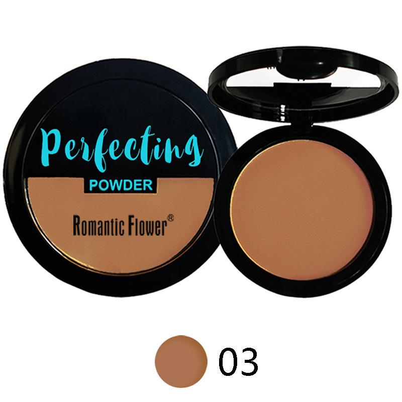Dark powder single layer matte waterproof concealer makeup with powder puff