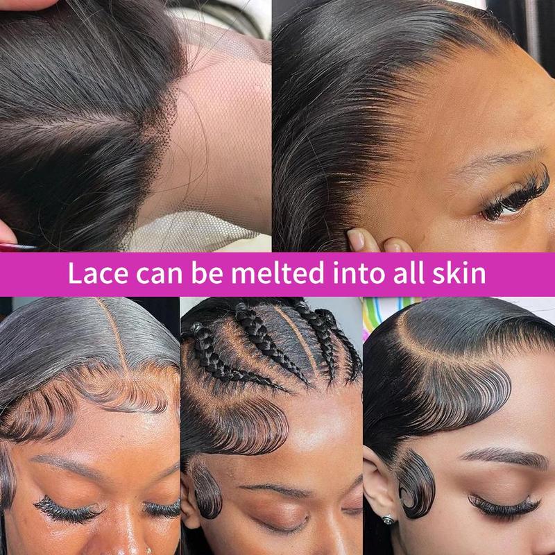 13x6 13x4 Lace Frontal Wigs Body Wave Human Hair Wigs 28 34 36 Inches Waves Brazilian Human Hair HD Lace Wigs 180 Density Pre Plucked Human Hair Wave Wig For Women TikTokShopHolidayHaul