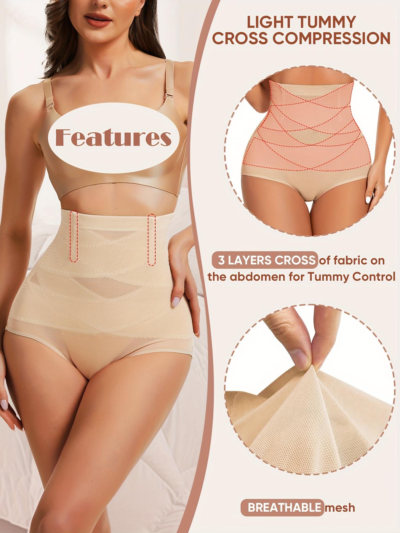 Women Shapewear Tummy Control High Waist Body Shaper Waist Cincher Stomach Shapewear Briefs