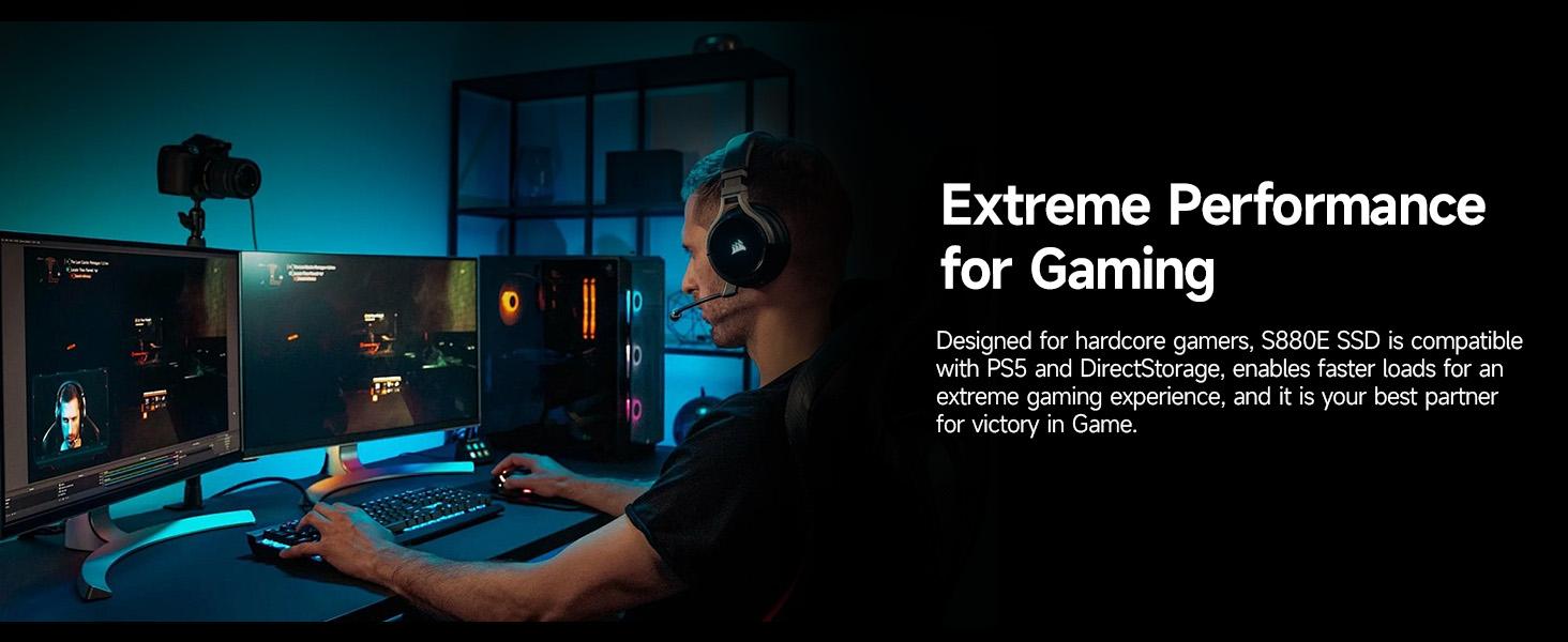 FANXIANG S880E/S880ER 4TB SSD M.2 NVMe PCIe Gen4 Gaming SSD M.2 2280, Up to 7100MB/s Compatible with PS5, Internal Solid State Drive for Gamers, Professionals, Creators FANXIANG S880E/S880ER 4TB SSD M.2 NVMe PCIe Gen4 Gaming SSD M.2 2280, Up to 7100MB/s Compatible with PS5, Internal Solid State Drive for Gamers, Professionals, Creators