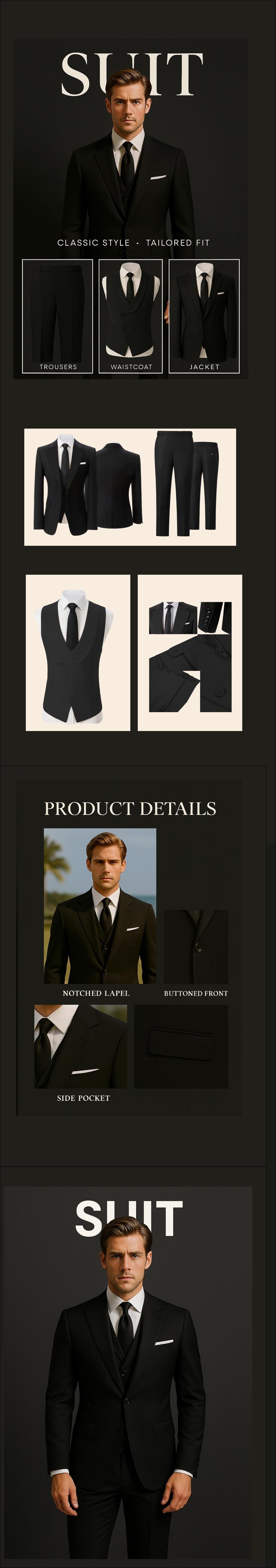 Men's Slim Fit 3-piece Suit Set - Double Breasted Blazer, Vest & Pants for Weddings and Formal Events casual suit Mens Slim wedding suit pocket suit Men's Three-Piece party suits business casual Tuxedo Men's Slim Fit 3-piece Suit Set - Double Breasted Blazer, Vest & Pants for Weddings and Formal Events casual suit Mens Slim wedding suit pocket suit Men's Three-Piece party suits business casual Tuxedo