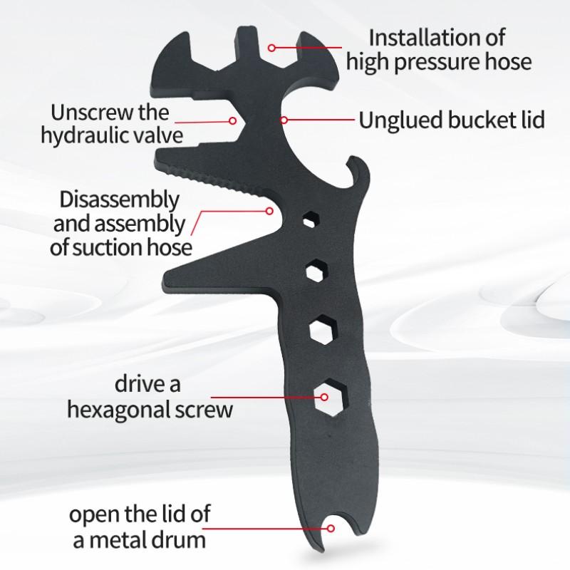 Multi-Functional Wrench Bucket Opener, Versatile Tool for Easy Opening, Durable Design, Ideal for Home Use, Efficient and Reliable