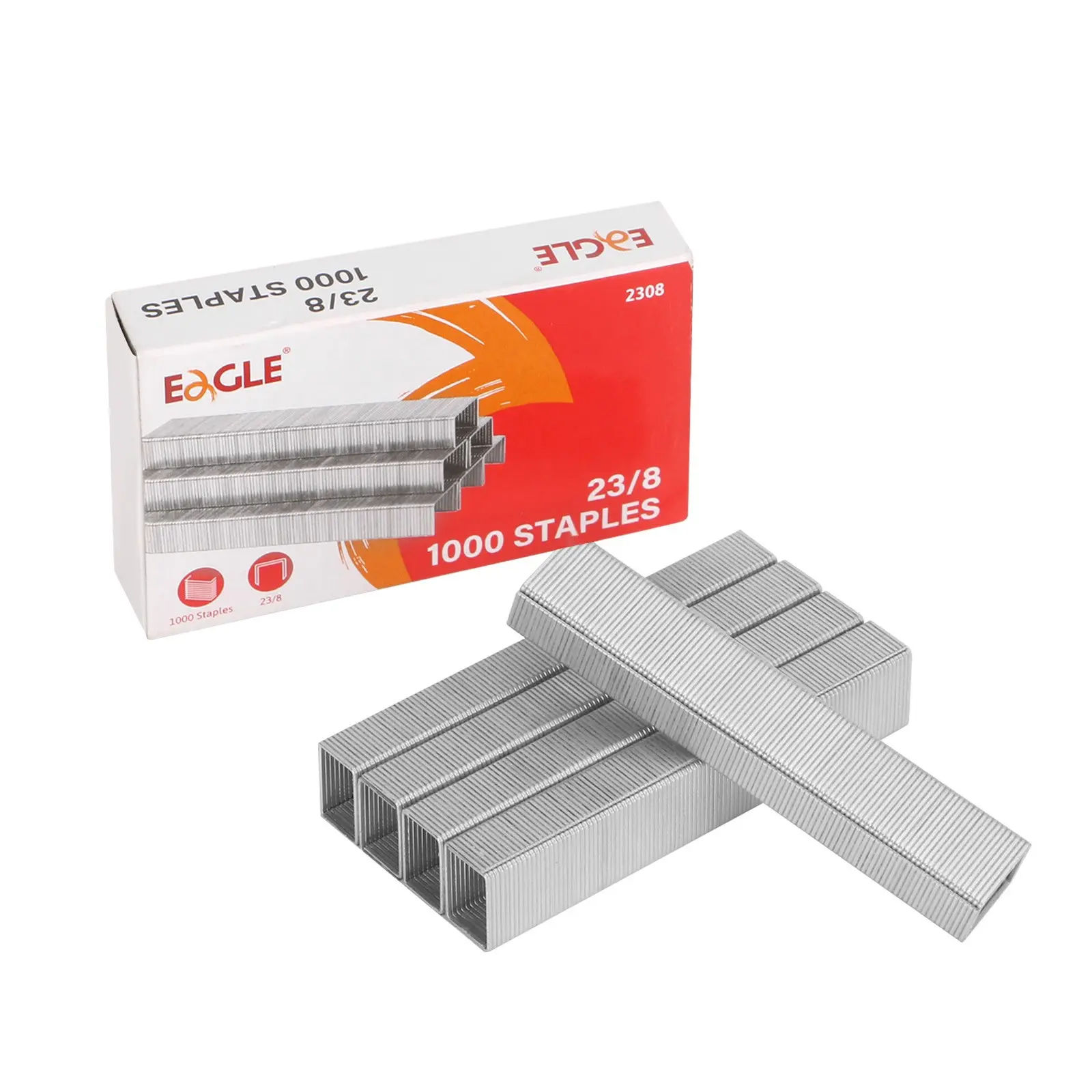1000/2000 Pcs Binding Staples, Model 2308 Staples, Metal Material, Paper & Cork Binding, Machine Accessories