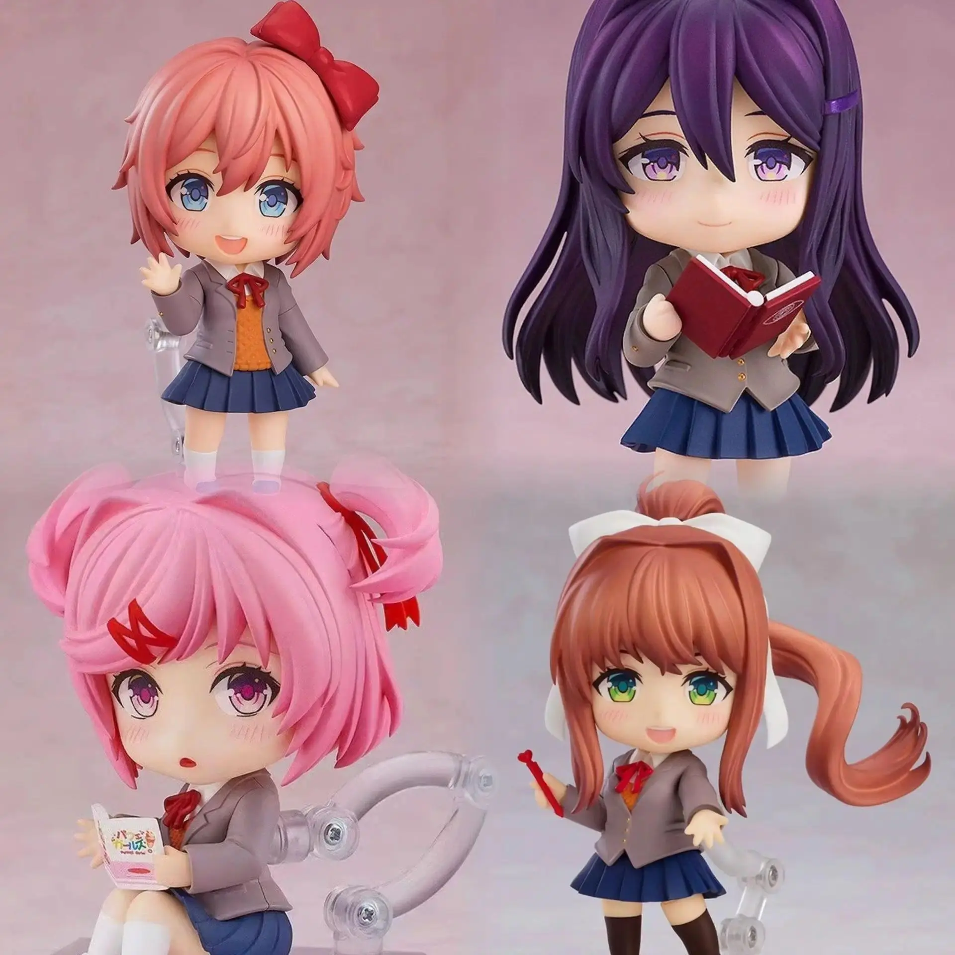 Nendoroid Doki Doki Literature Club 2283 Figure Sayori Yuri Natsuki Monika Anime Collectible Desktop Decoration Model Toy Popular toys 2026 Hot selling toys