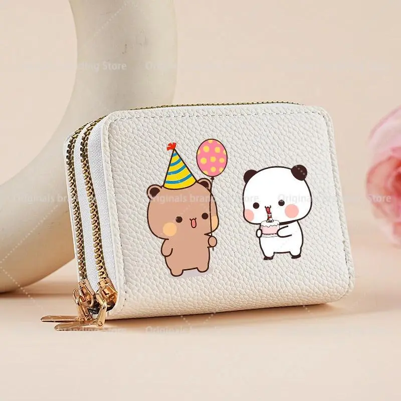 Bubu Dudu Coin Purse Yier Bear Panda Wallets for Men Women Card Holders Anime Figure Slimwallet Outdoor Travel Money Clip Gift